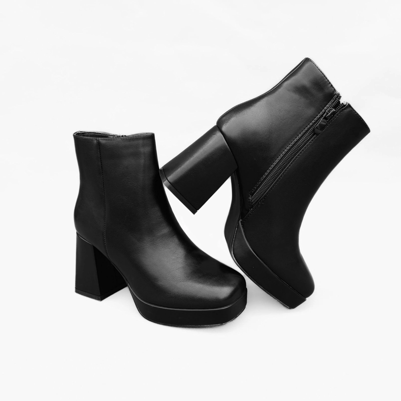 BOTIN MUJER LIA NEGRO BELLA MODA - 6