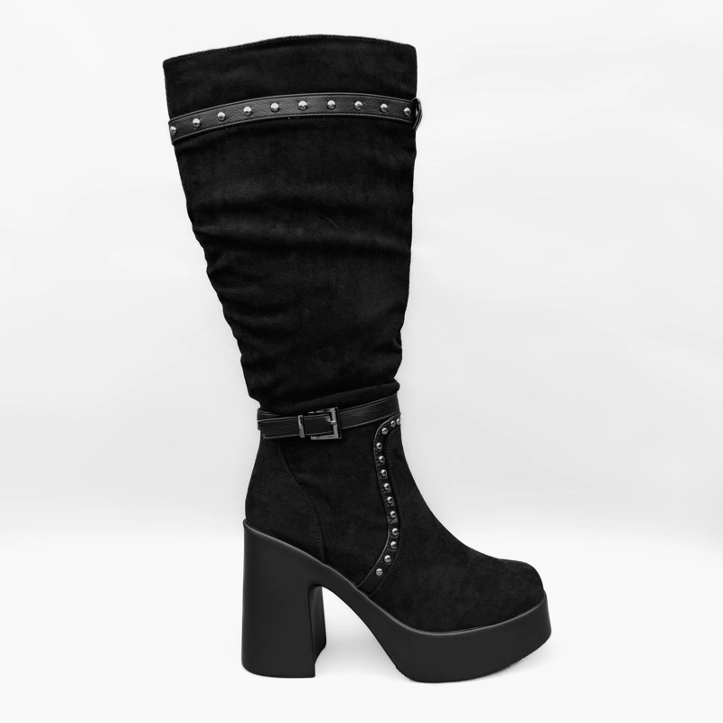 BOTA MUJER NYA NEGRO BELLA MODA - 1