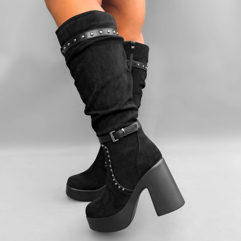 BOTA MUJER NYA NEGRO BELLA MODA - 5