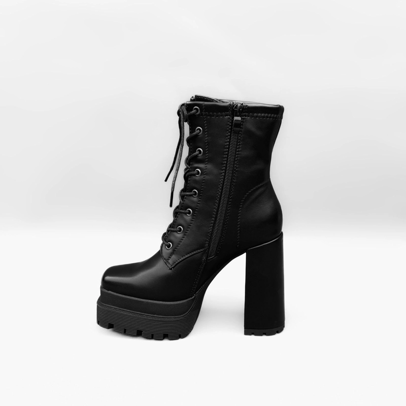 BOTIN MUJER JACKIE NEGRO BELLA MODA - 2