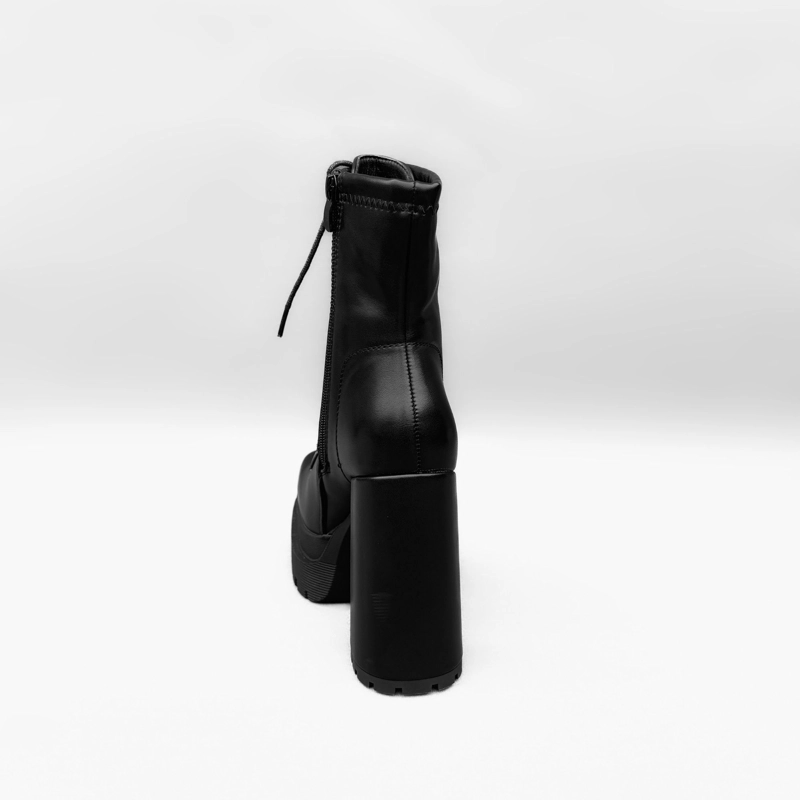 BOTIN MUJER JACKIE NEGRO BELLA MODA - 5