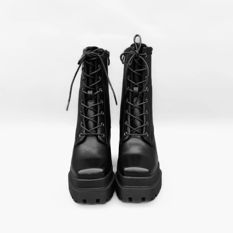 BOTIN MUJER JACKIE NEGRO BELLA MODA - 6