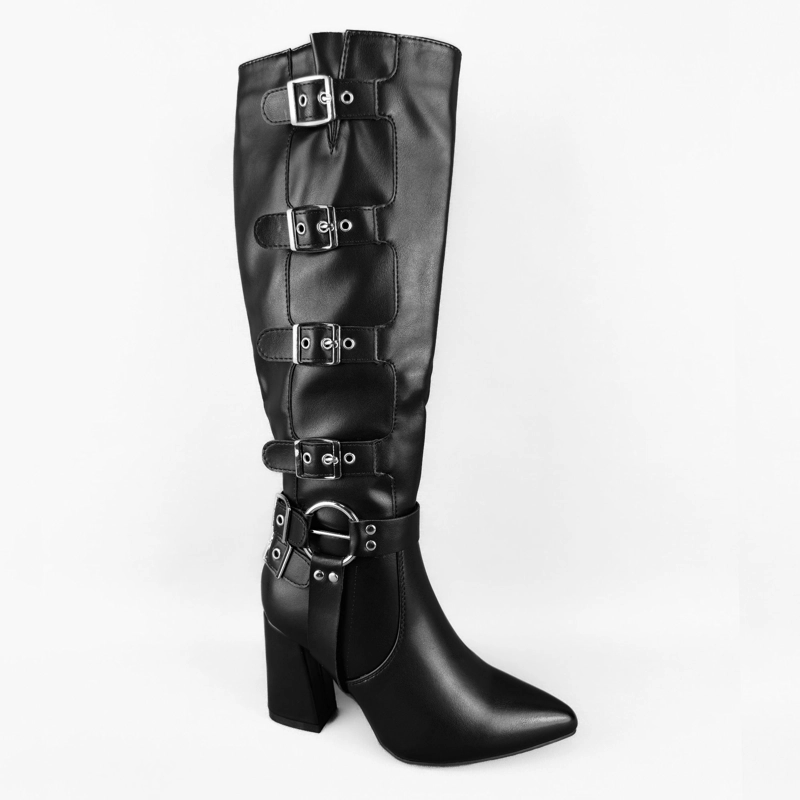 BOTA MUJER CALIA NEGRO BELLA MODA - 3