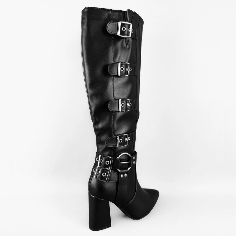 BOTA MUJER CALIA NEGRO BELLA MODA - 5