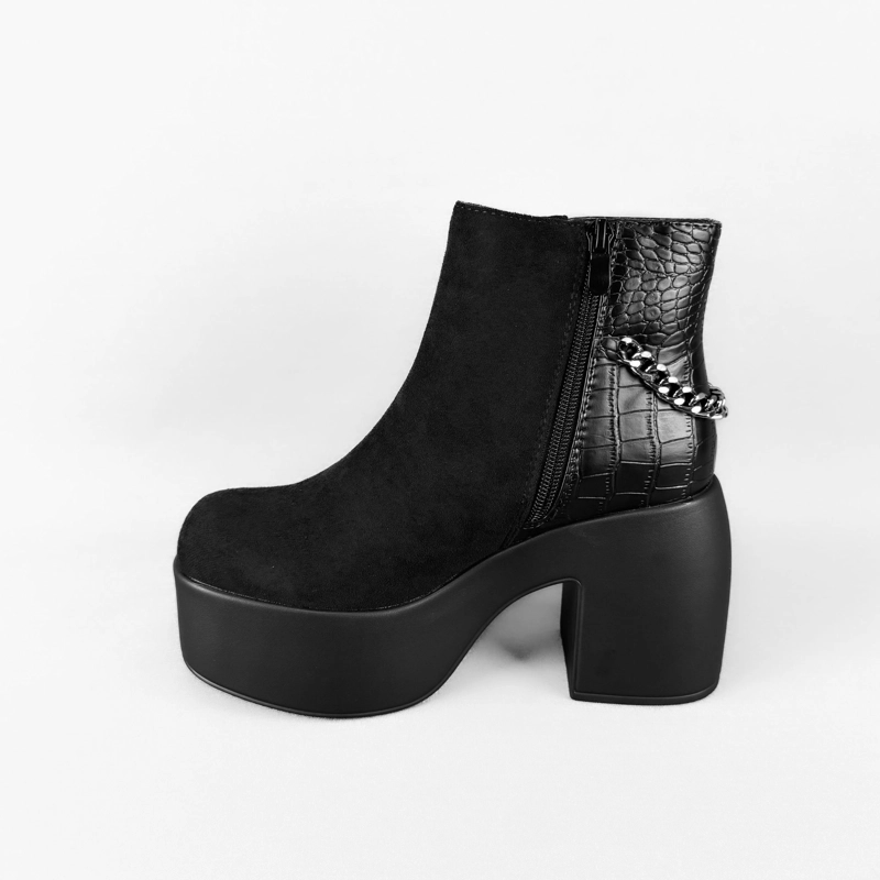 BOTIN MUJER NIA NEGRO BELLA MODA - 2