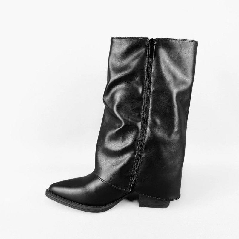 BOTIN MUJER BONNIE NEGRO BELLA MODA - 2