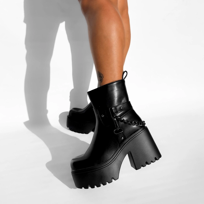 BOTIN MUJER AMIRA NEGRO BELLA MODA - 6