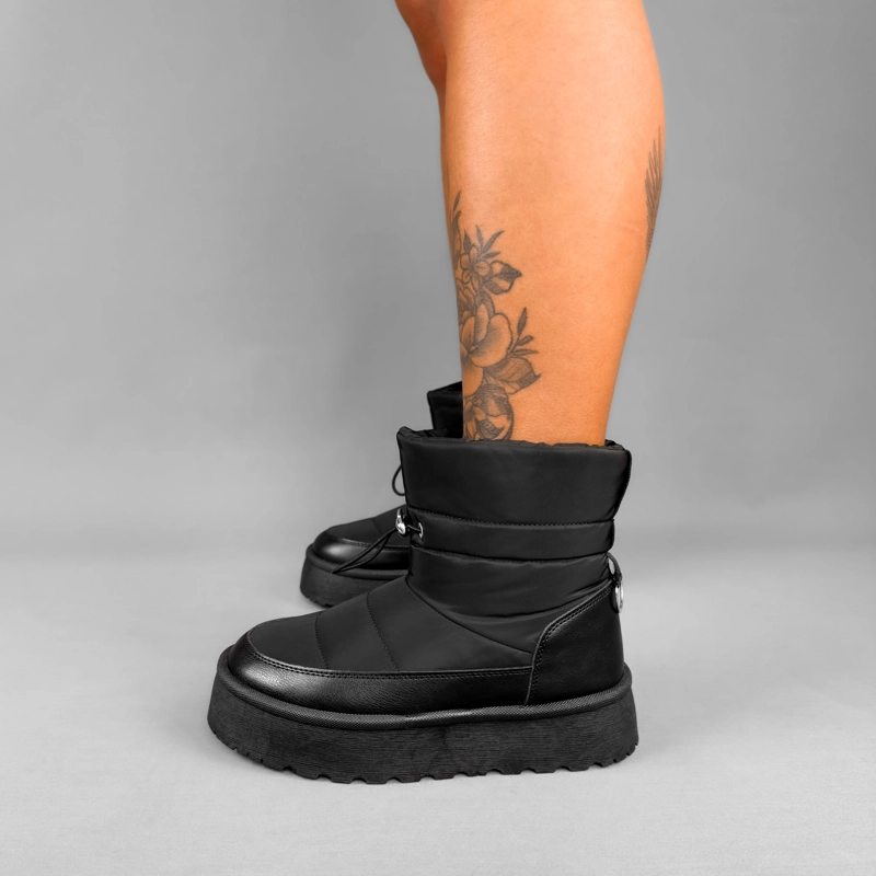 BOTIN MUJER DIORA NEGRO BELLA MODA - 6