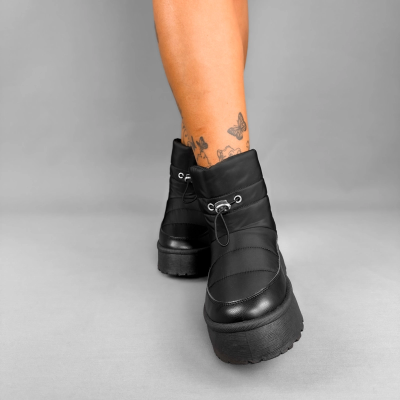BOTIN MUJER DIORA NEGRO BELLA MODA - 7