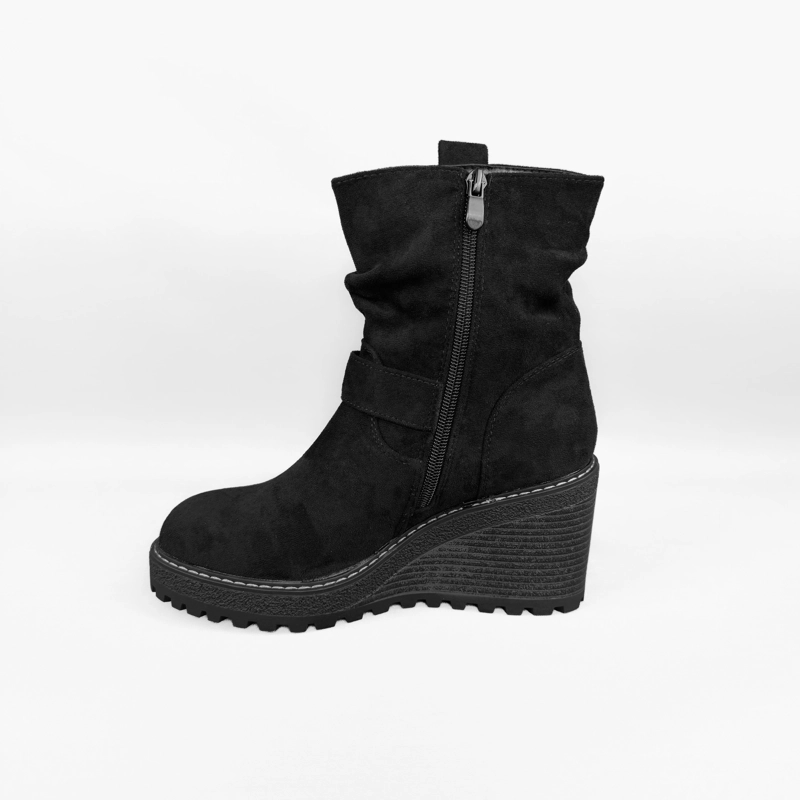 BOTIN MUJER KIRA NEGRO BELLA MODA - 2