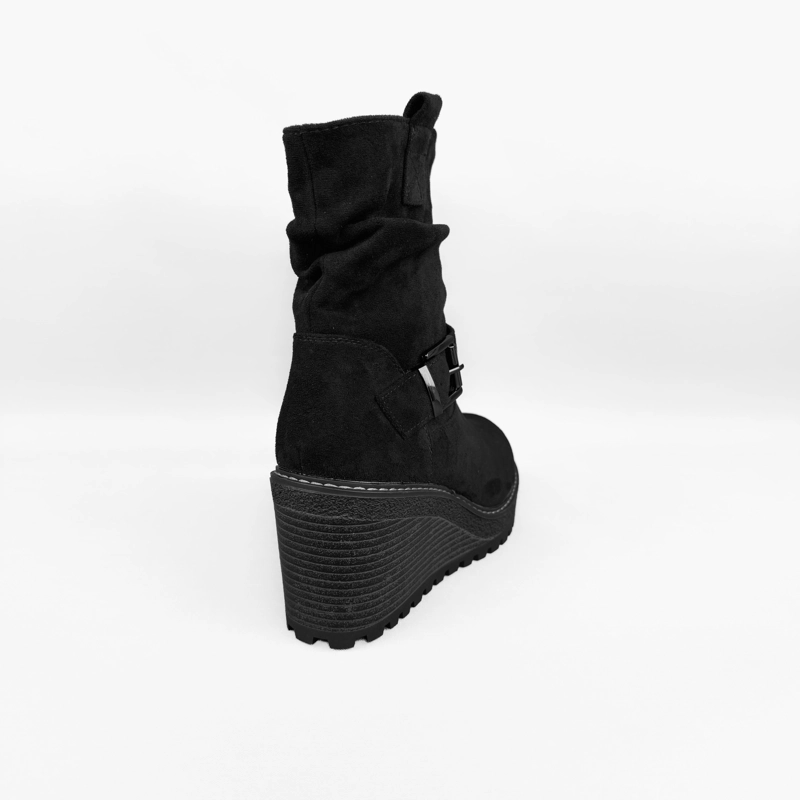 BOTIN MUJER KIRA NEGRO BELLA MODA - 5