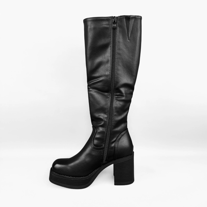 BOTA MUJER NAELI NEGRO BELLA MODA - 2