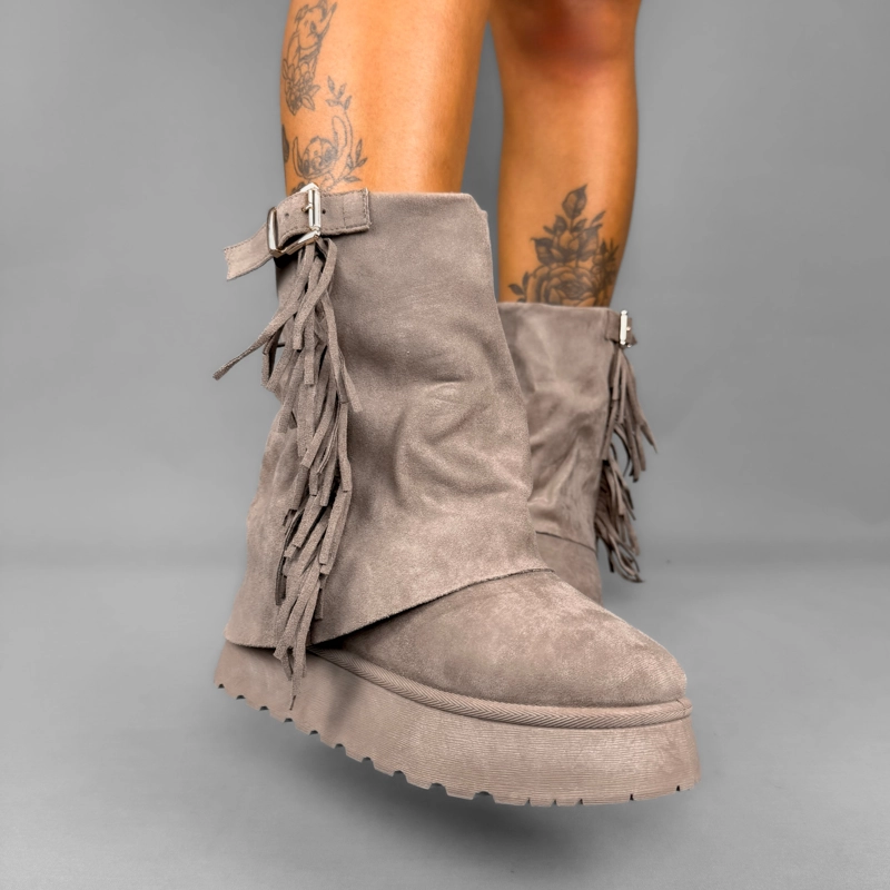 PANTUBOTA MUJER MAELA KHAKI BELLA MODA - 6
