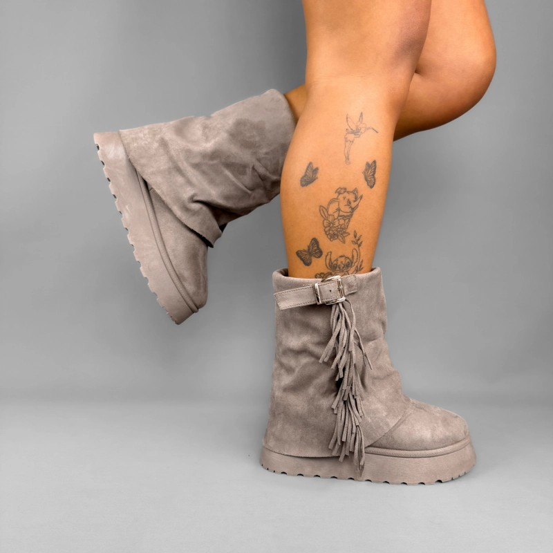 PANTUBOTA MUJER MAELA KHAKI BELLA MODA - 8
