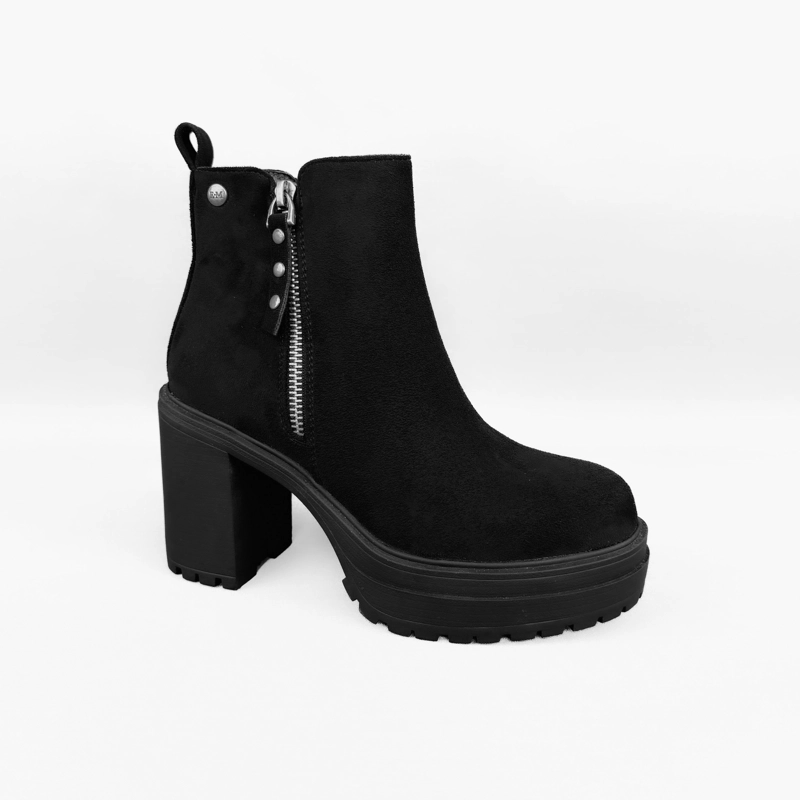 BOTIN MUJER ELI NEGRO BELLA MODA - 3
