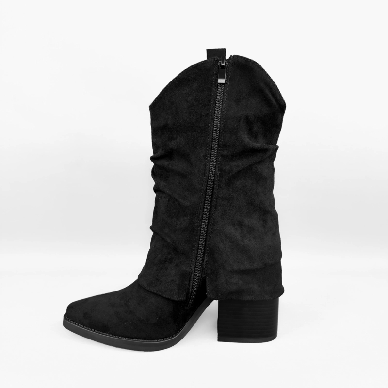 BOTIN MUJER REMY NEGRO BELLA MODA - 2
