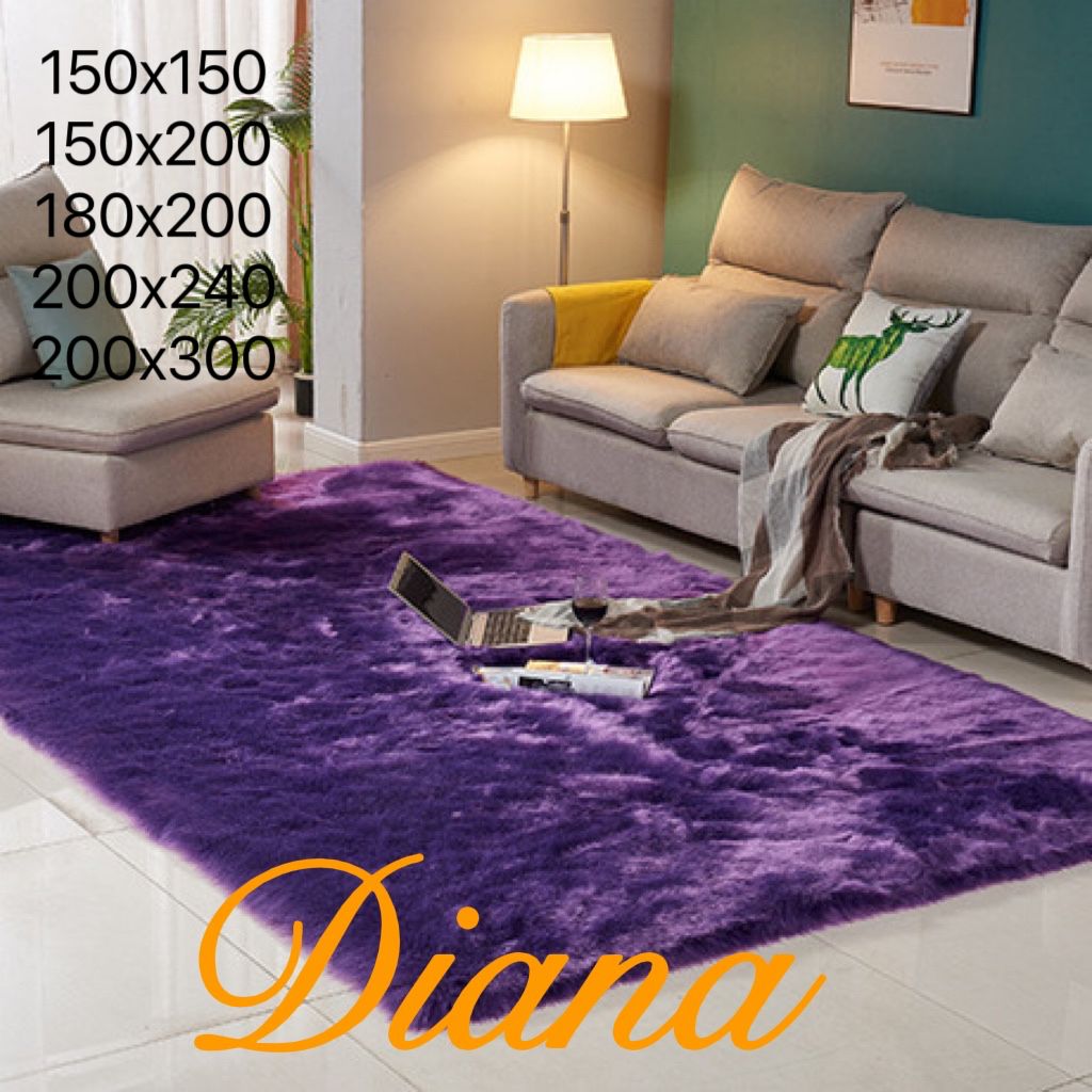 ALFOMBRA RECTANGULAR PELUDA 180 CM X 200 CM - 1