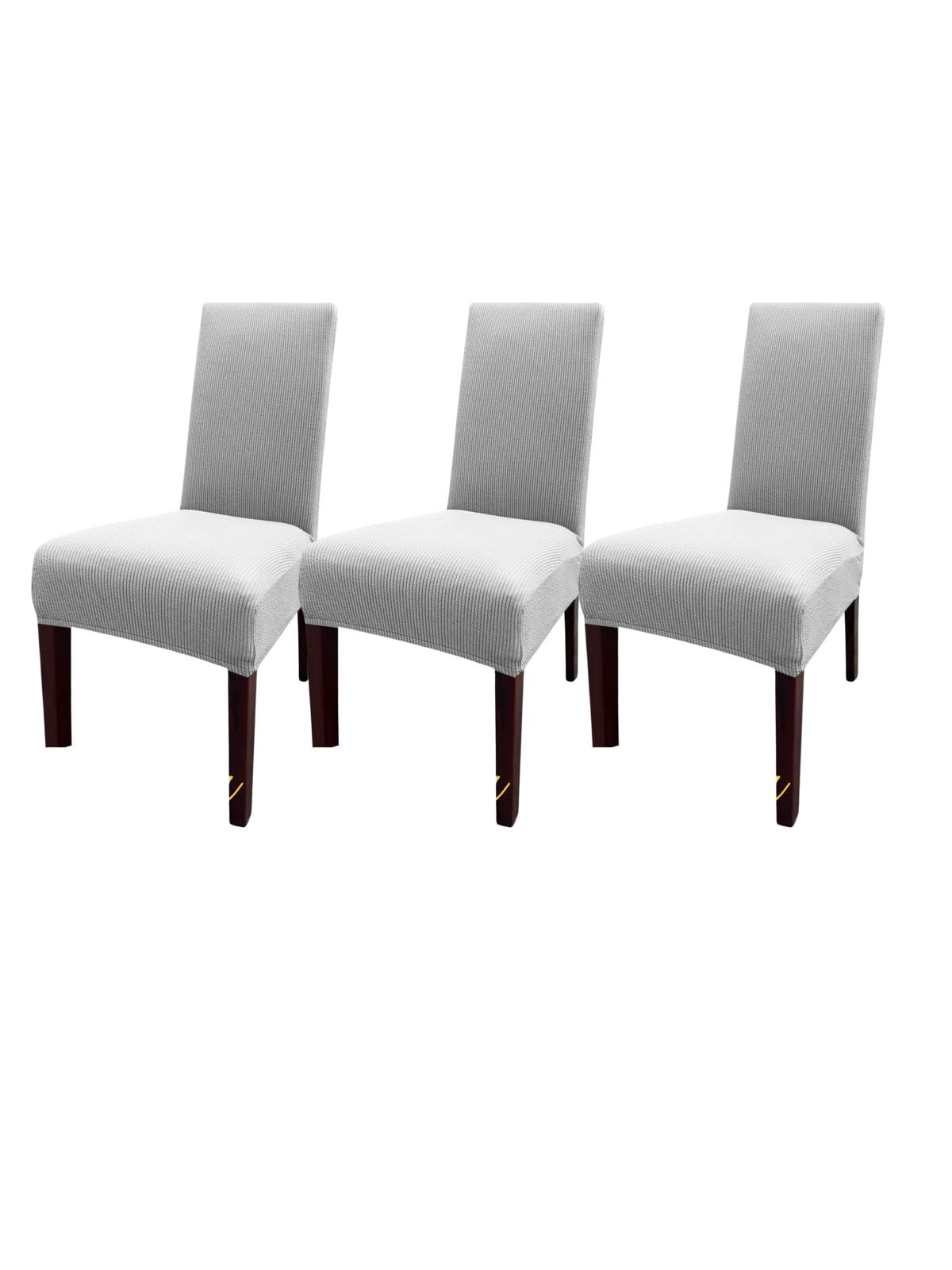 FUNDA PACK 6 CUBRE SILLA COMEDOR PLATA GRIS - 3