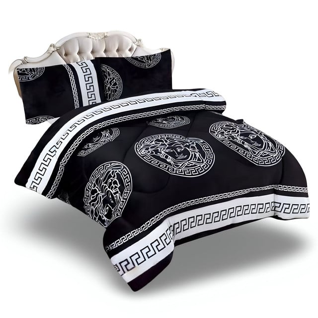 COBERTOR CHIPORRO NEGRO KING +2 FUNDAS DE ALMOHADA - 2