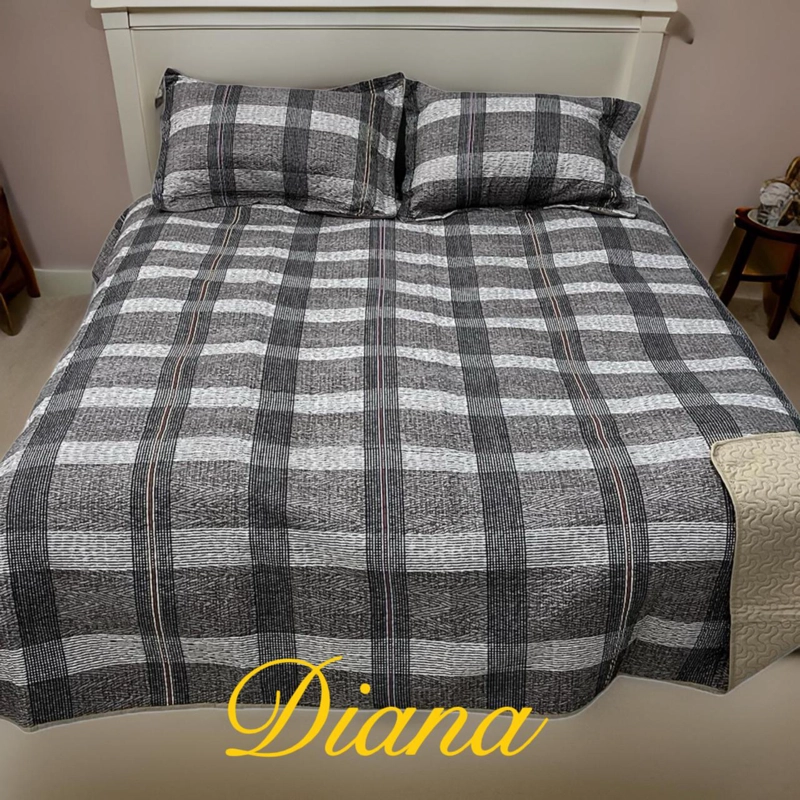 CUBRECAMA DE NIÑO QUILT DE VERANO 1.5 PLAZA AZUL MARINO CON DISEÑO FUTBOL - 1
