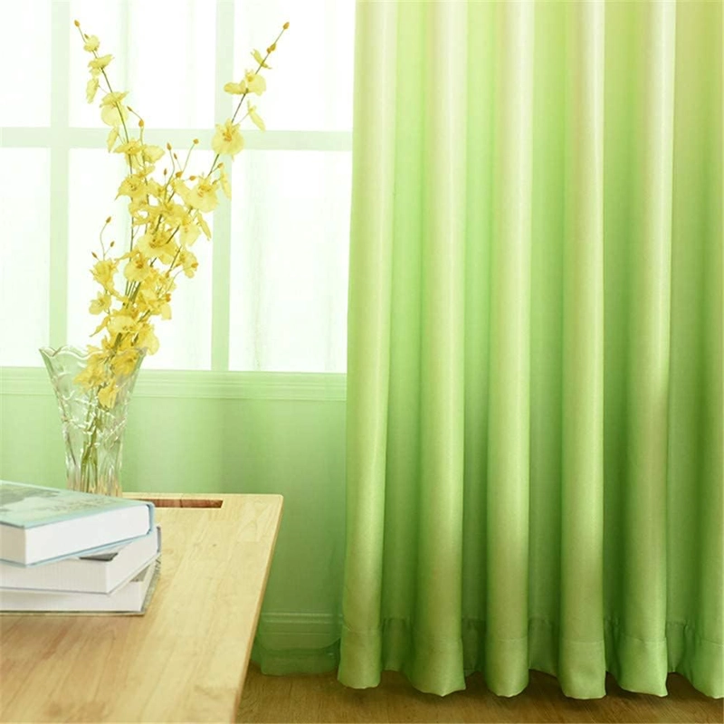 CORTINA VISILLO DEGRADE 2 PAÑOS DE 140CMX240CM C/U COLOR NEGRO - 3