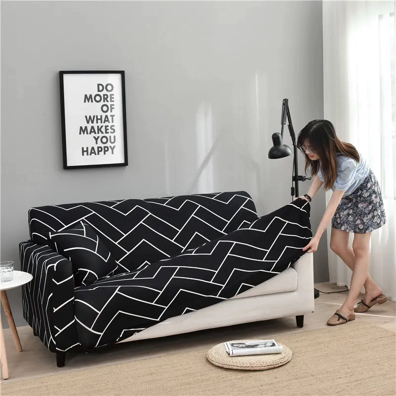 FUNDA SILLON ELASTIZADO 3 CUERPO 190CM HASTA 230CM CON DISEÑO BURDEO FLORES BLANCAS - 3