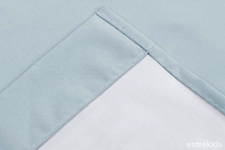 CORTINAS 100% BLACKOUT 2 LIENZO ENGOMADA 140X230 C/U COLOR BURDEO - 4