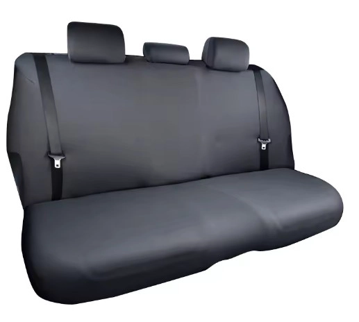 FUNDA PARA ASIENTO DE AUTO TELA LISA TAMAÑO UNIVERSAL UNICOLOR GRIS - 2