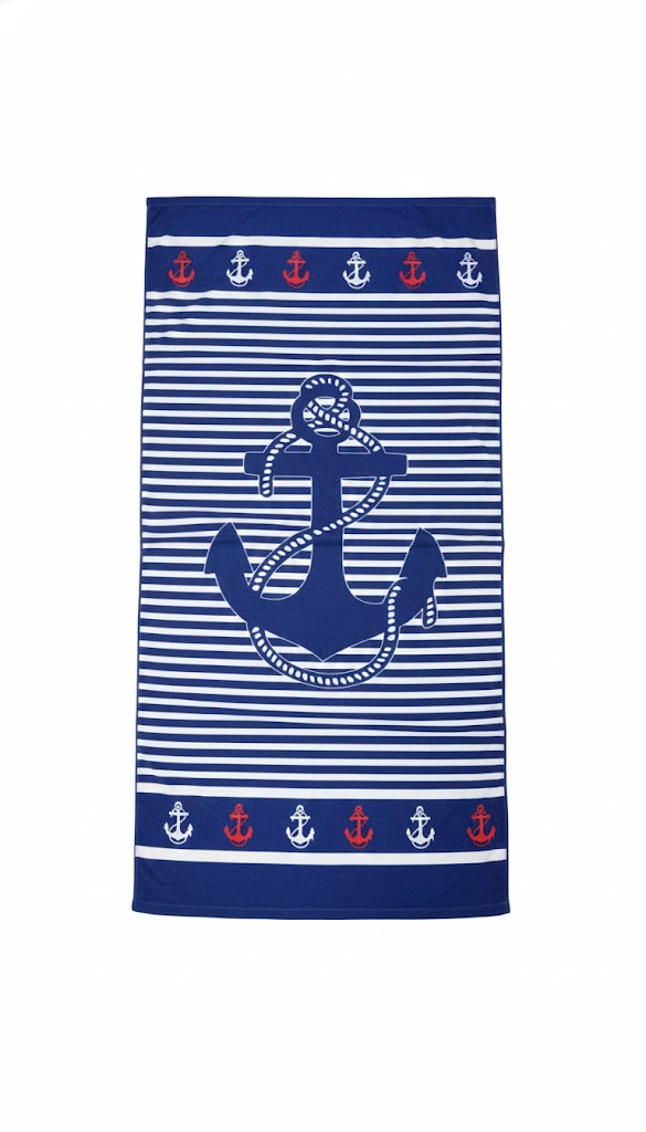 TOALLA DE PLAYA Y PISCINA DE MICROFIBRA SECADO RAPIDO Y CON DISEÑO AUTO FLORES 75X150CM - 4