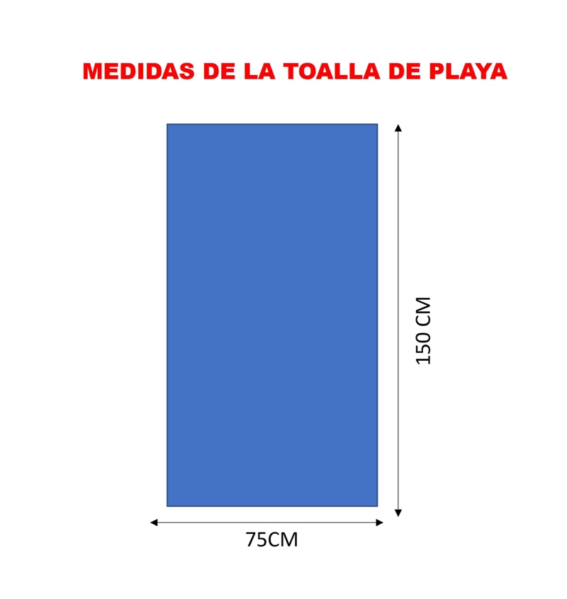 TOALLA DE PLAYA Y PISCINA DE MICROFIBRA SECADO RAPIDO Y CON DISEÑO AUTO FLORES 75X150CM - 5