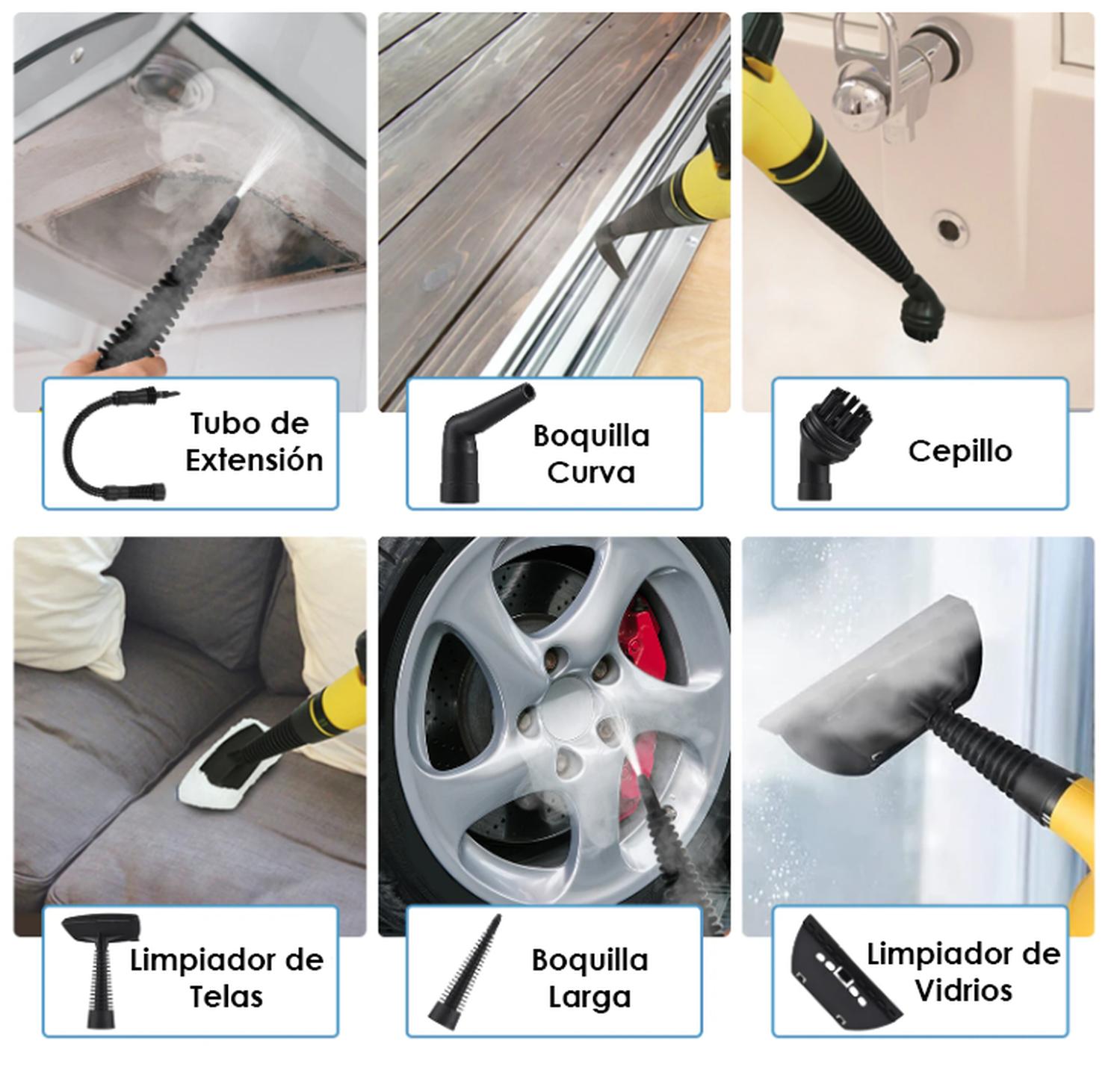 LIMPIADOR MOPA A VAPOR Y SANITIZADOR AUTO CASA POWERSTEAMER - 3