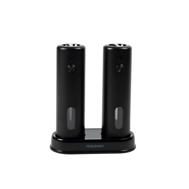 MOLINILLO ELE CTRICO SALERO SAL PIMIENTA HAUSSEN CON LUZ LED