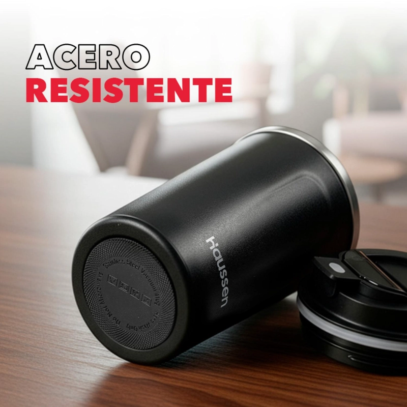 MUG TE RMICO ACERO INOX HAUSSEN 380 ML INDICADOR TEMPERATURA - 4