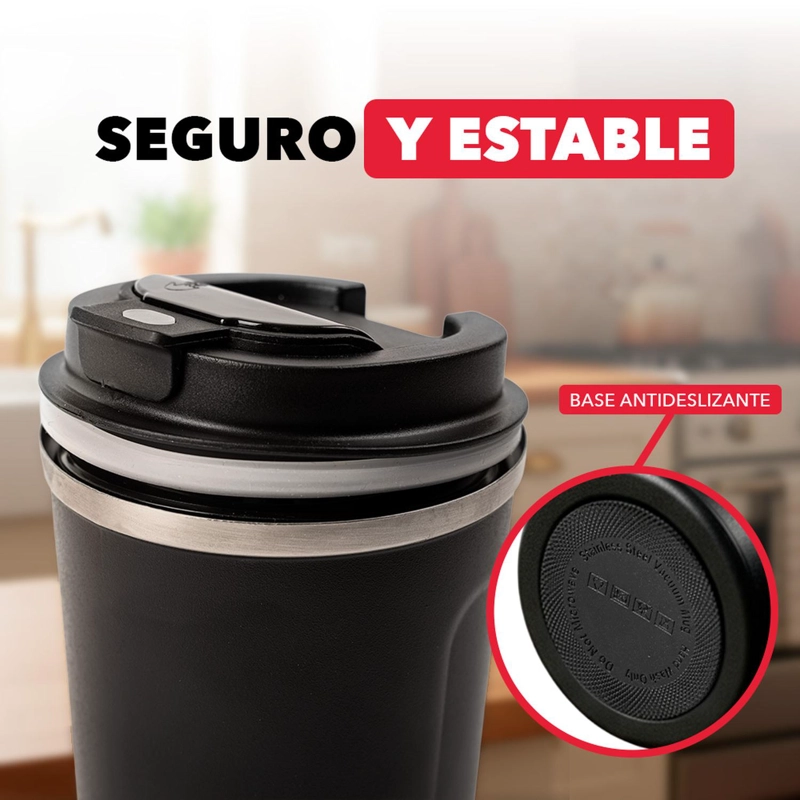 MUG TE RMICO ACERO INOX HAUSSEN 380 ML INDICADOR TEMPERATURA - 9