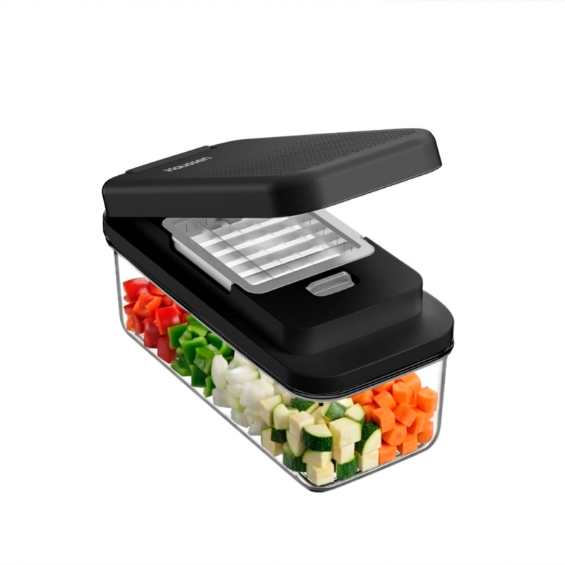 RALLADOR PICADOR CORTADOR FRUTAS VERDURAS MULTIUSO QUICKCHOP PRO - 1