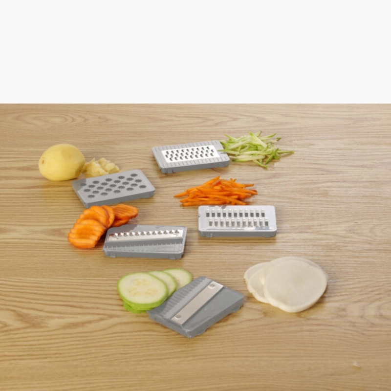 RALLADOR PICADOR CORTADOR FRUTAS VERDURAS MULTIUSO QUICKCHOP PRO - 5
