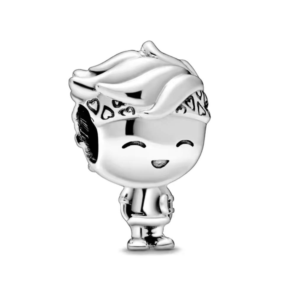 Charm Plateado Niño Con Skate - 1