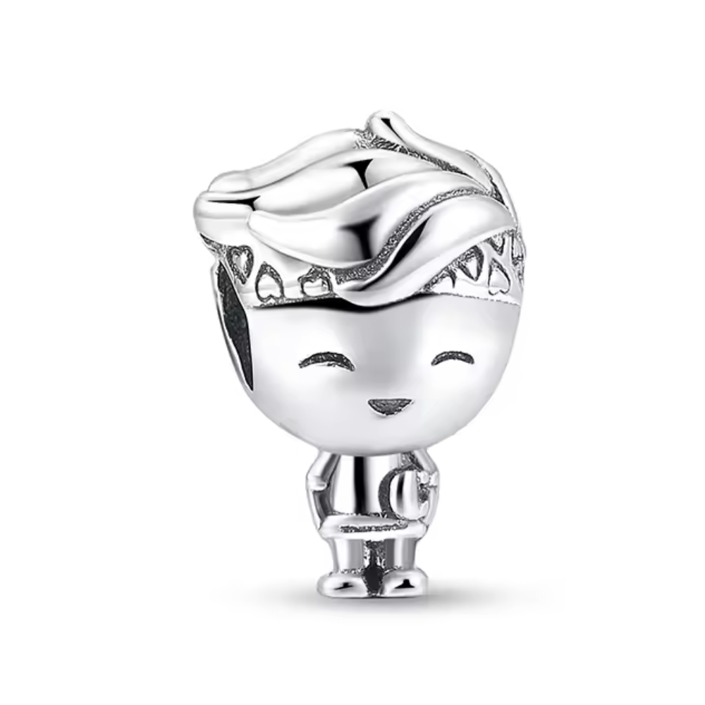 Charm Plateado Niño Con Skate - 2