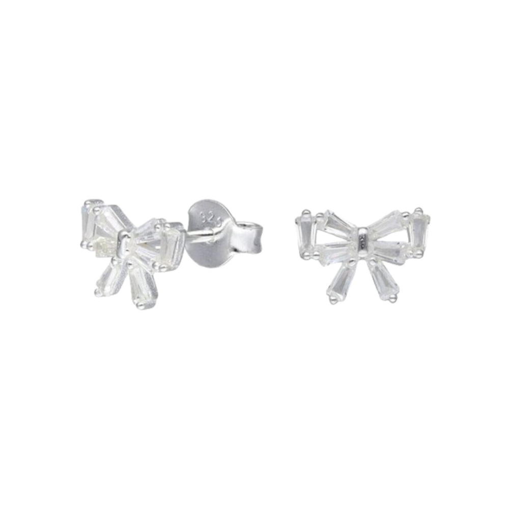 AROS FERSHOP LAZO CIRCONES BAGUETTE DE PLATA - 1