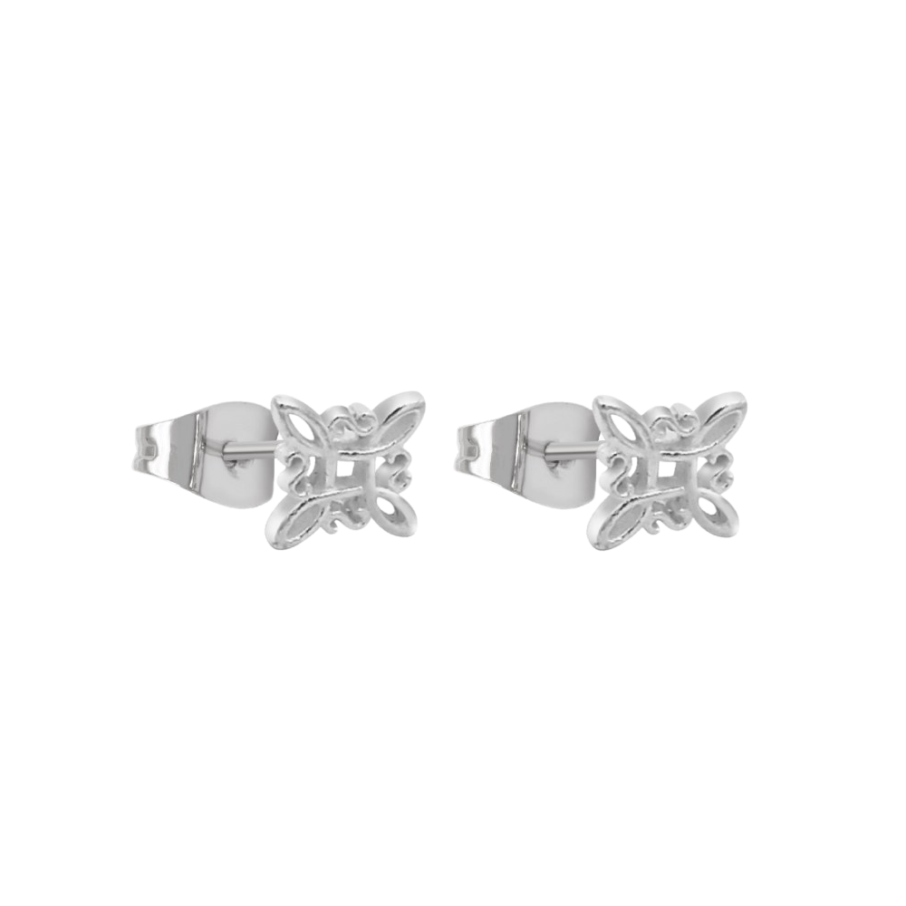 Aros De Plata Nudo De Brujas