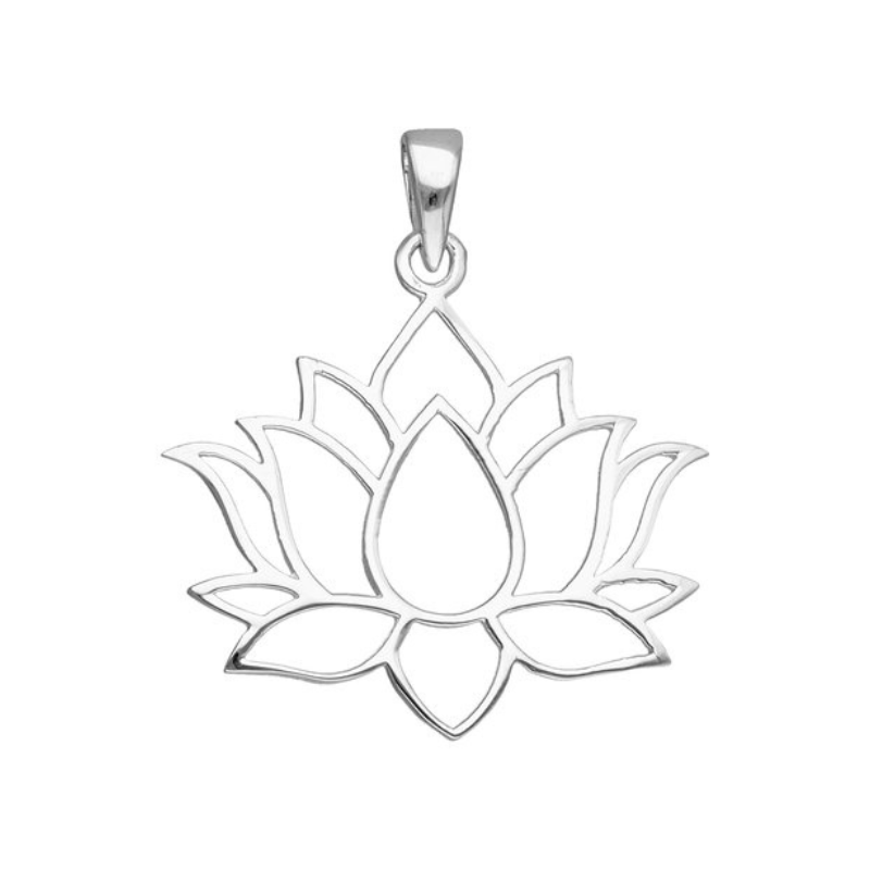 Colgante de Plata Flor de Loto - 2