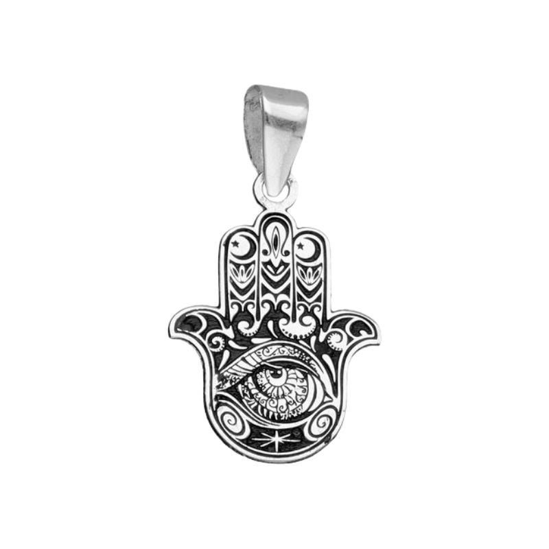 Colgante de Plata Mano de Fátima - 2