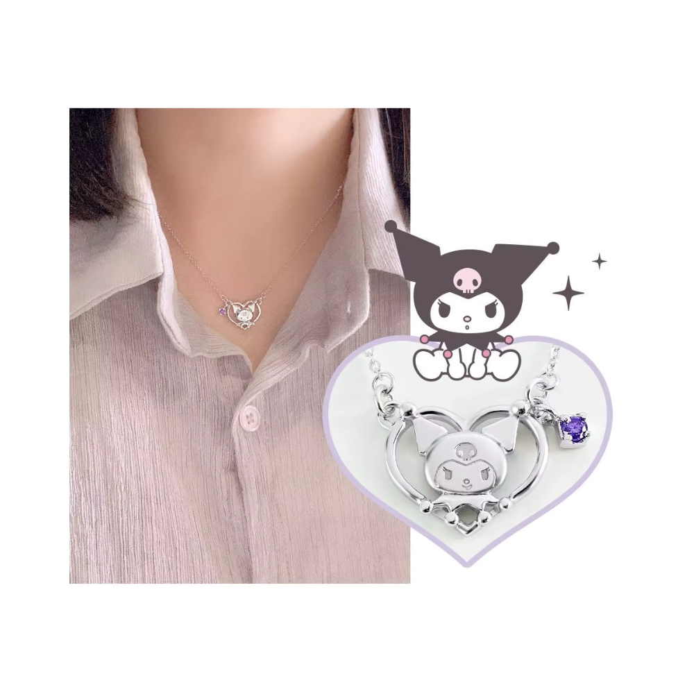 Collar De Acero Estilo Kawaii Kuromi - 3