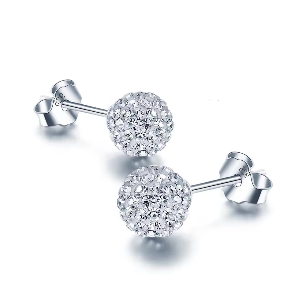 AROS DE PLATA MICRO CIRCONES INCRUSTADOS 10 MM - 2