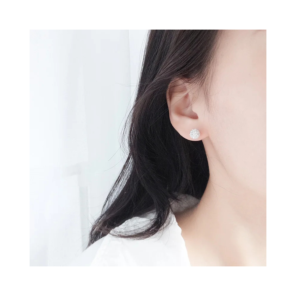 AROS DE PLATA MICRO CIRCONES INCRUSTADOS 10 MM - 6