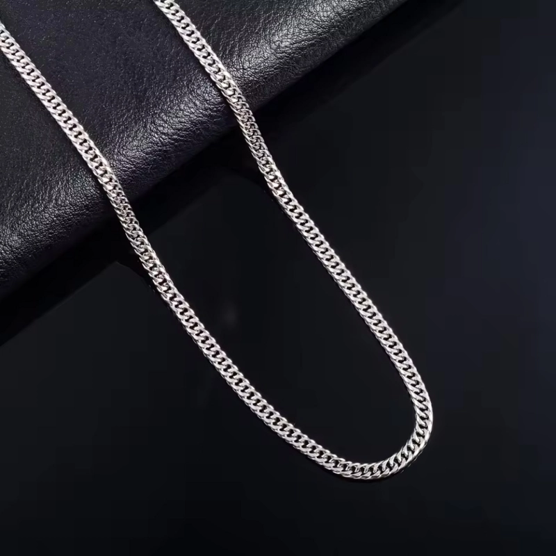 CADENA ACERO MIAMI CUBAN 3 MM 50 CM - 4