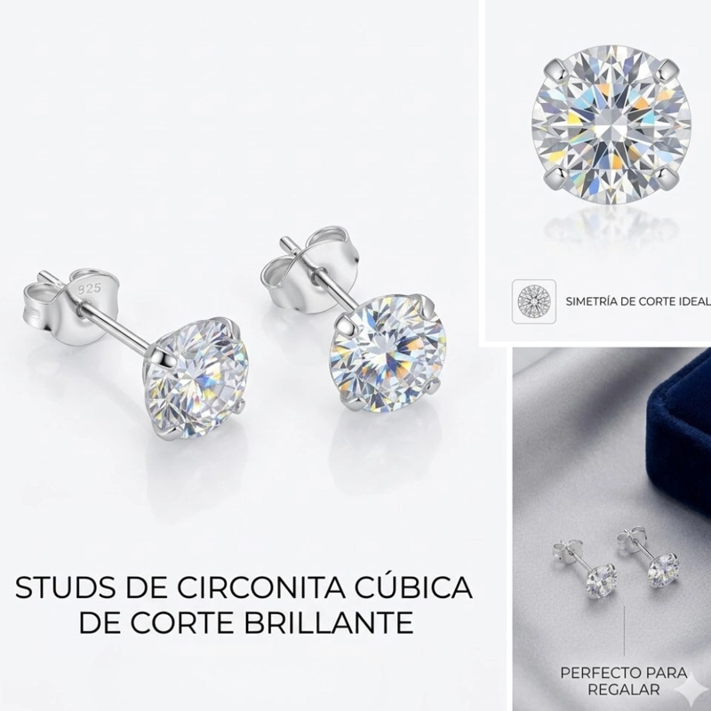 AROS PLATA 925 CIRCON 6 MM - 3