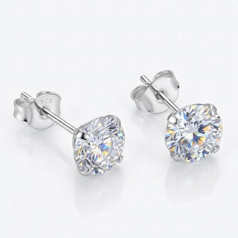 AROS PLATA 925 CIRCON 6 MM - 4