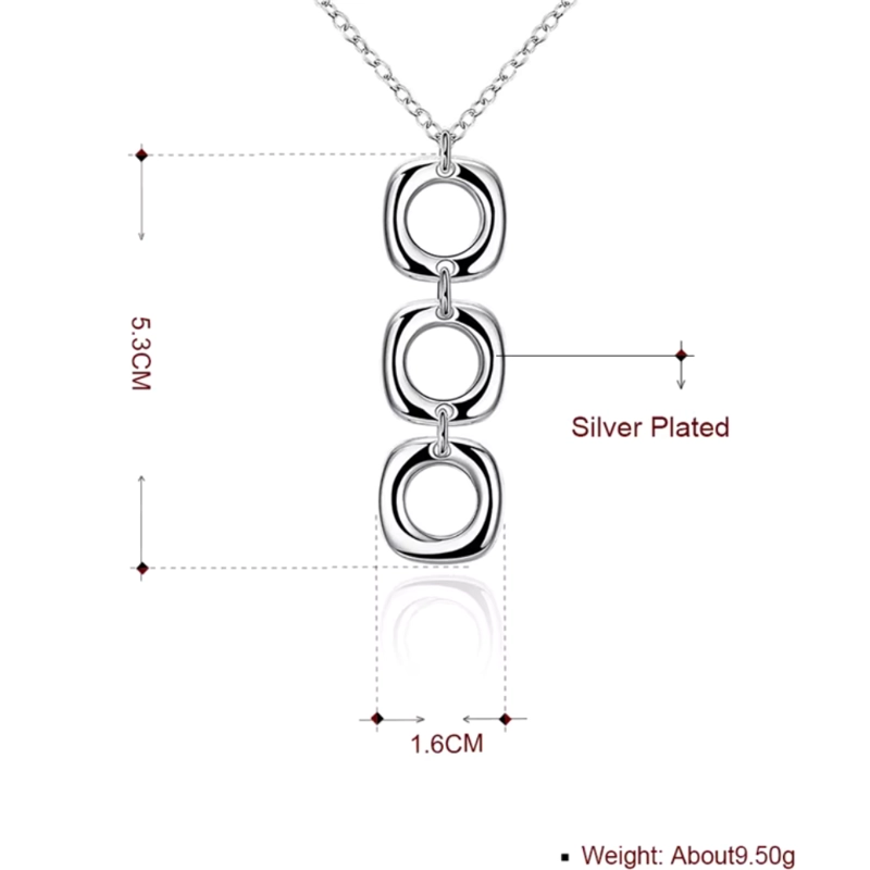 CONJUNTO COLLAR Y AROS GEOME TRICOS - 6