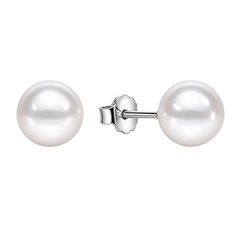AROS PERLA 8 MM PLATA 925 - 2